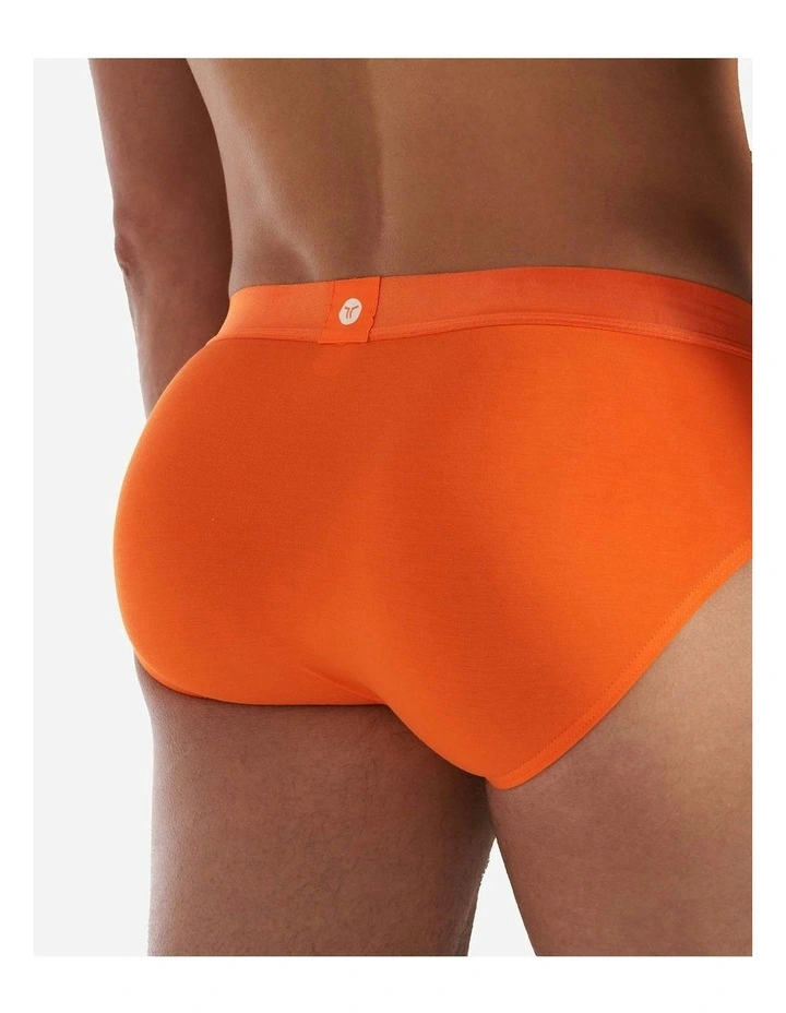 You Bamboo Brief in Orange Peel image 5