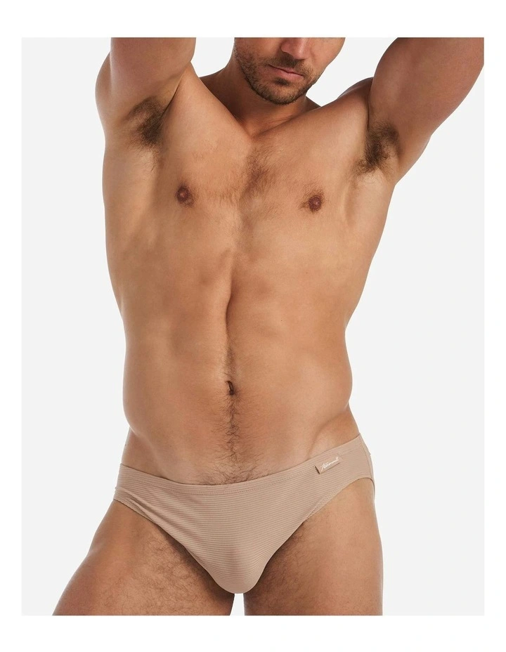 Eclipse Bikini Brief in Tan image 4
