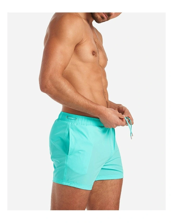 Grid Swim Short in Bondi Blue image 2