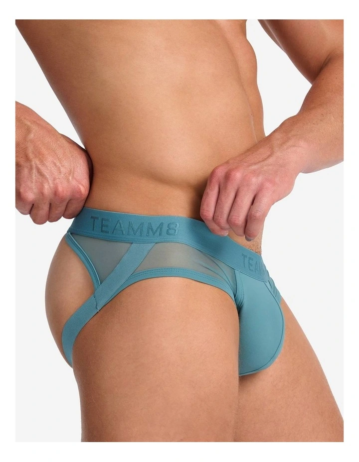 Score Sheer Jock in Teal image 4