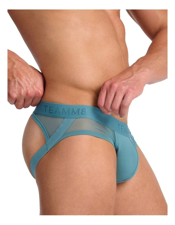Score Sheer Jock in Teal image 4