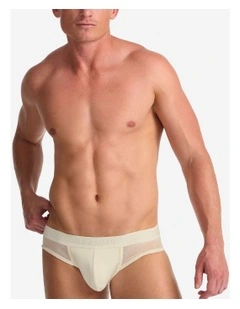 Score Sheer Jock in Cloud Cream