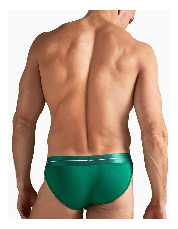Icon Sport Brief in Forest Green image 2