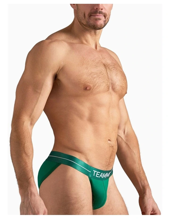 Icon Sport Brief in Forest Green image 3