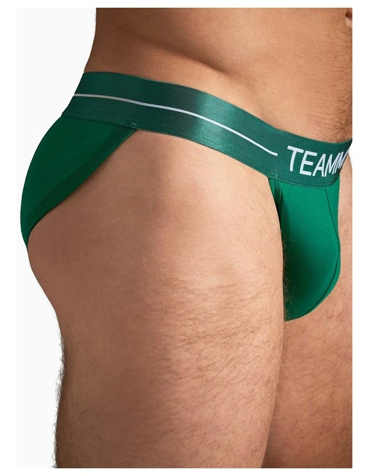Icon Sport Brief in Forest Green image 4