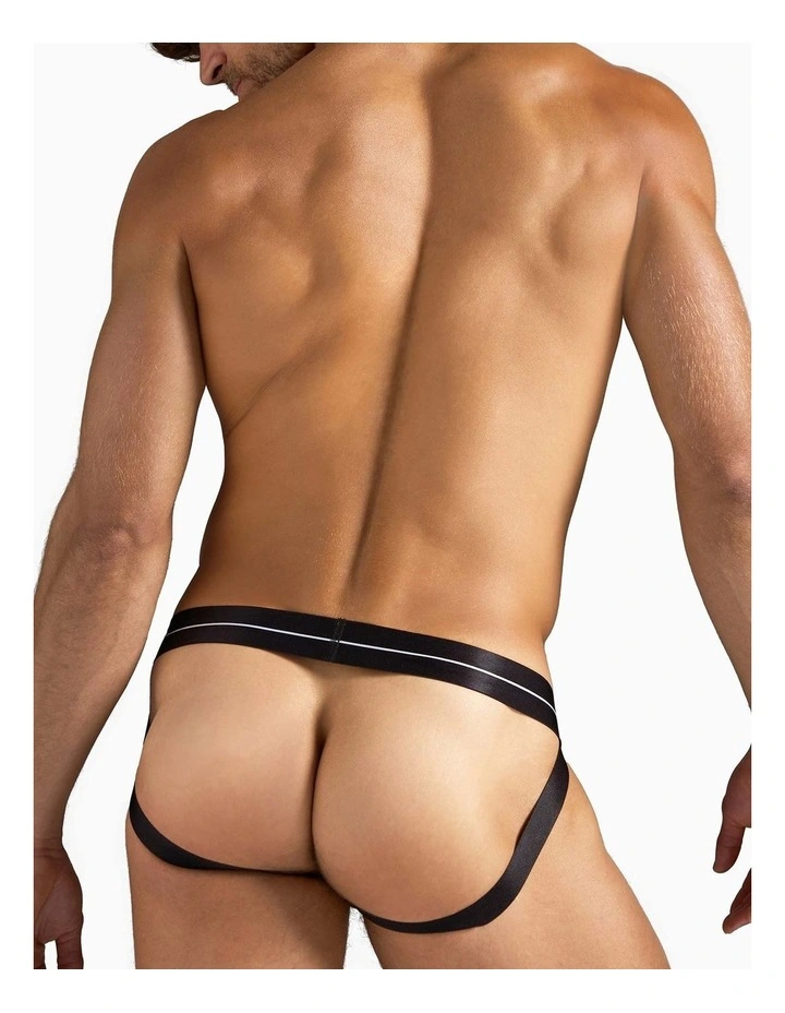 Icon Jockstrap in Black image 2