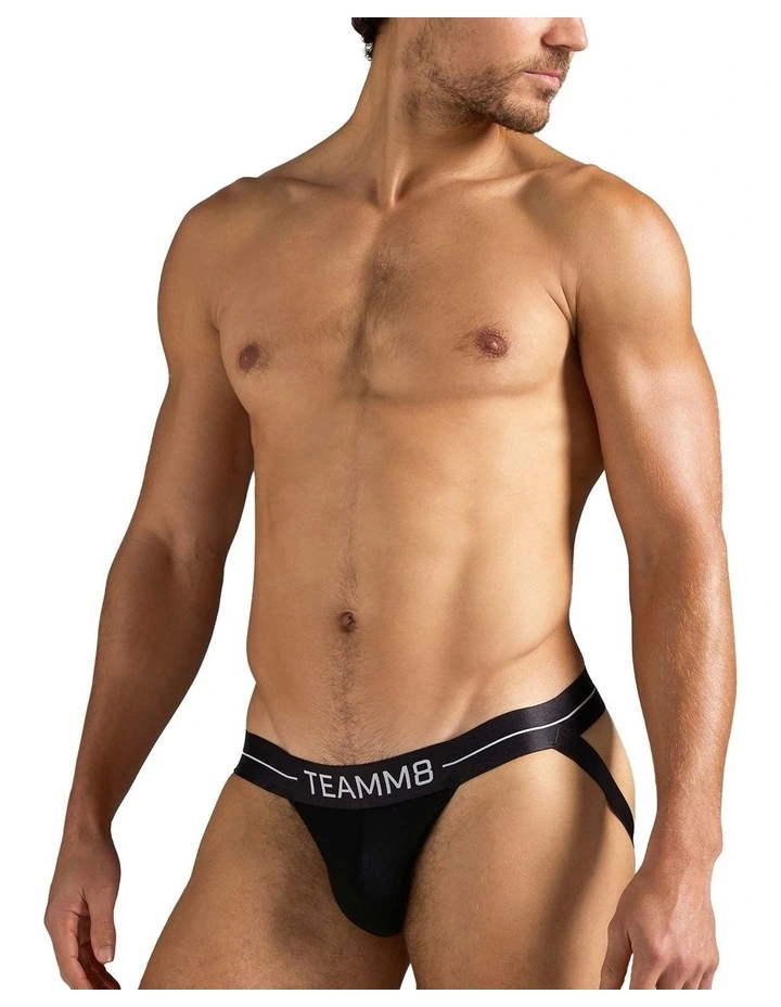 Icon Jockstrap in Black image 3