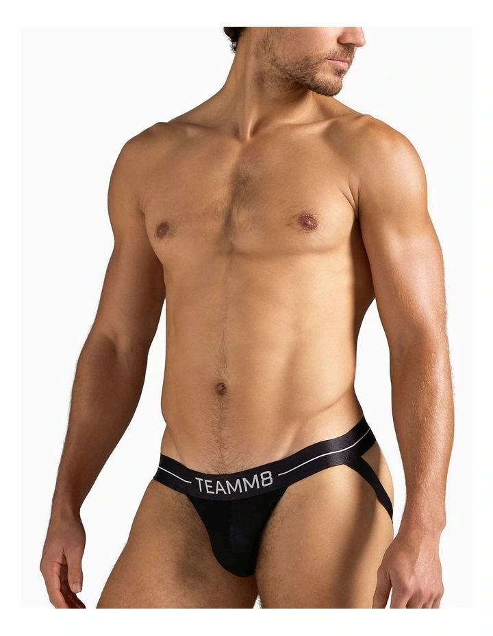 Icon Jockstrap in Black image 3