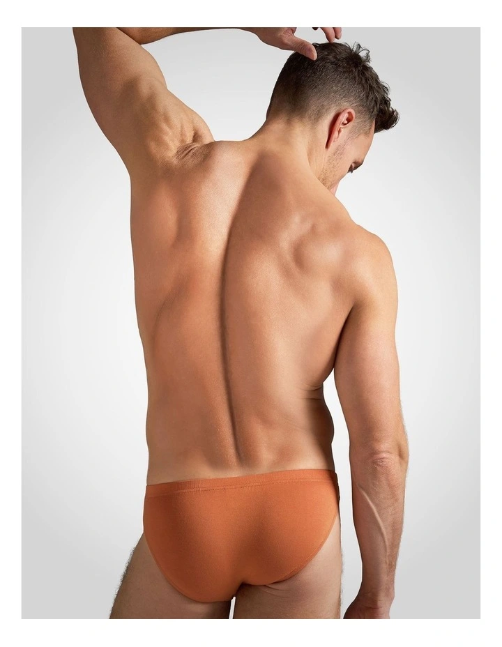 Body Bamboo Bikini Brief in Bronze image 2