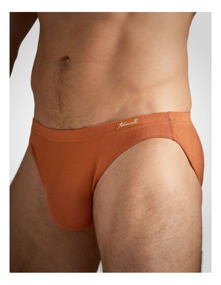 Body Bamboo Bikini Brief in Bronze image 4