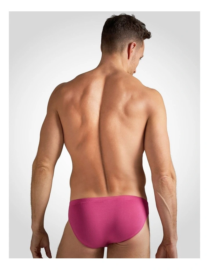 Body Bamboo Bikini Brief in Pink image 2