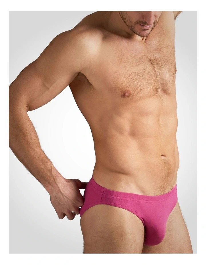 Body Bamboo Bikini Brief in Pink image 3