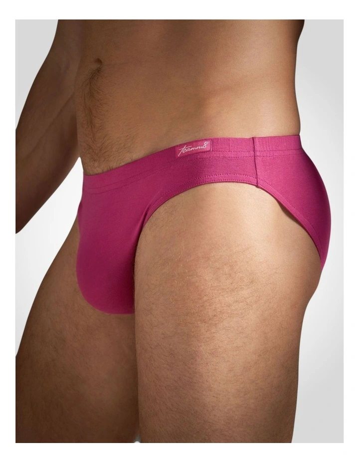 Body Bamboo Bikini Brief in Pink image 4