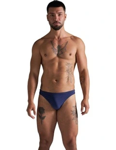 Standard Swim Thong in Navy