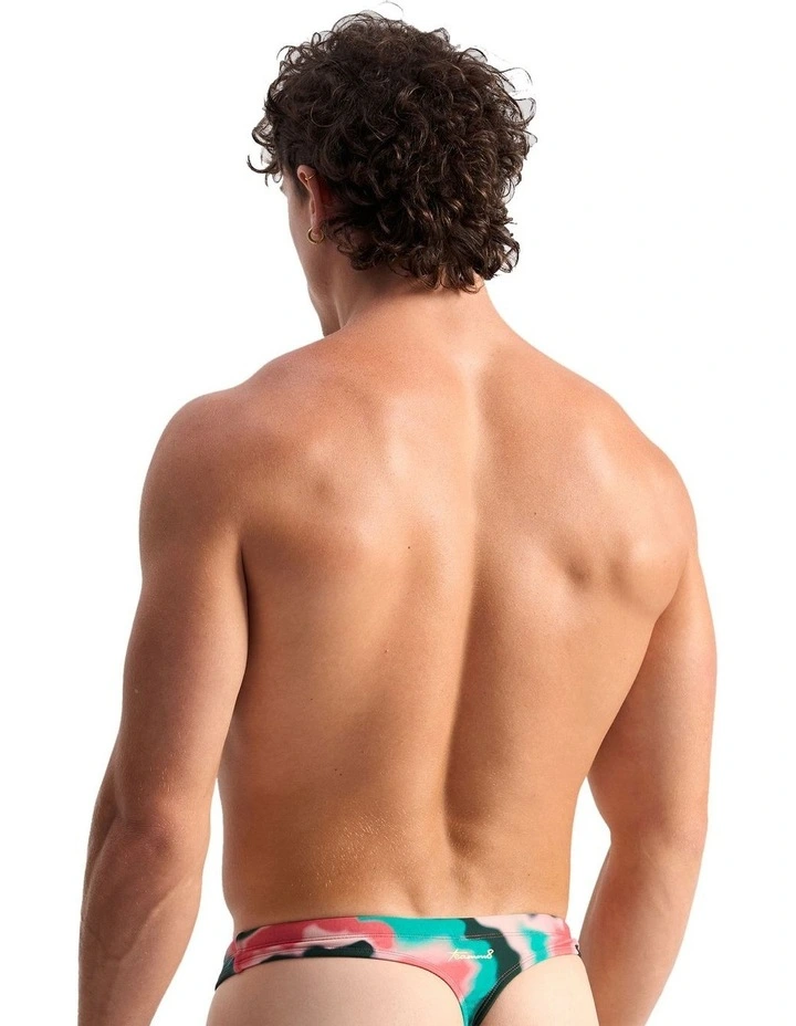 Reef Swim Thong in Coral image 2