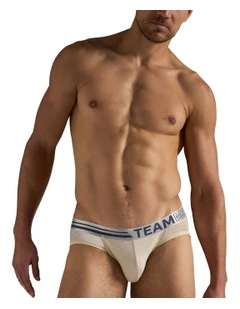 Racer Mesh Jockstrap in Ecru