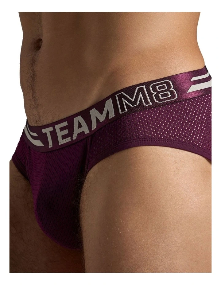 Racer Mesh Jockstrap in Purple image 4