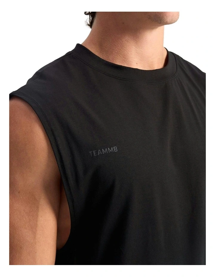 Strike Muscle Tank in Black image 5