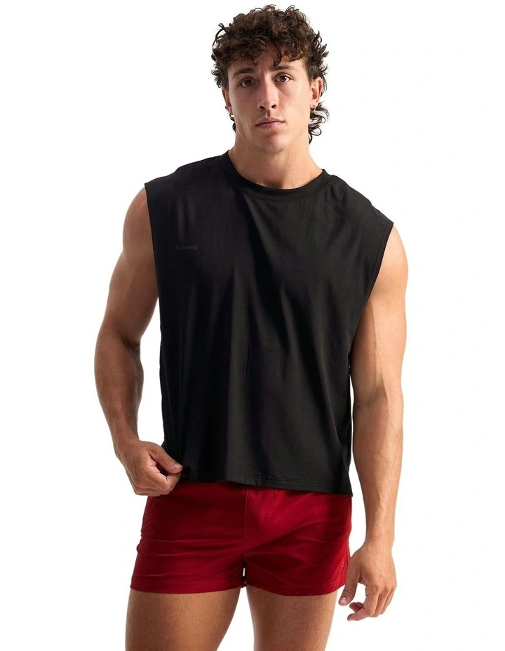 Strike Muscle Tank in Black image 6
