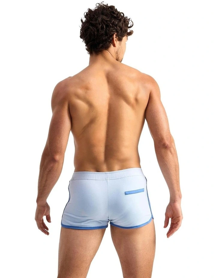 Retro Shorts in Blue image 2