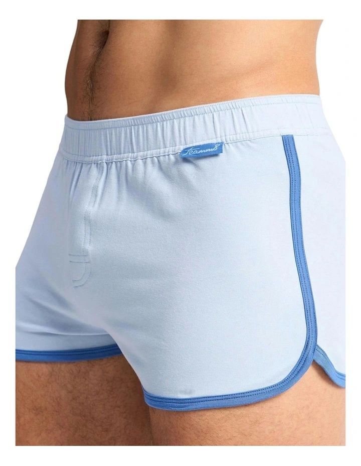 Retro Shorts in Blue image 4