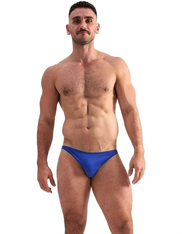 Flirt Cotton Micro Brief in Blue image 1