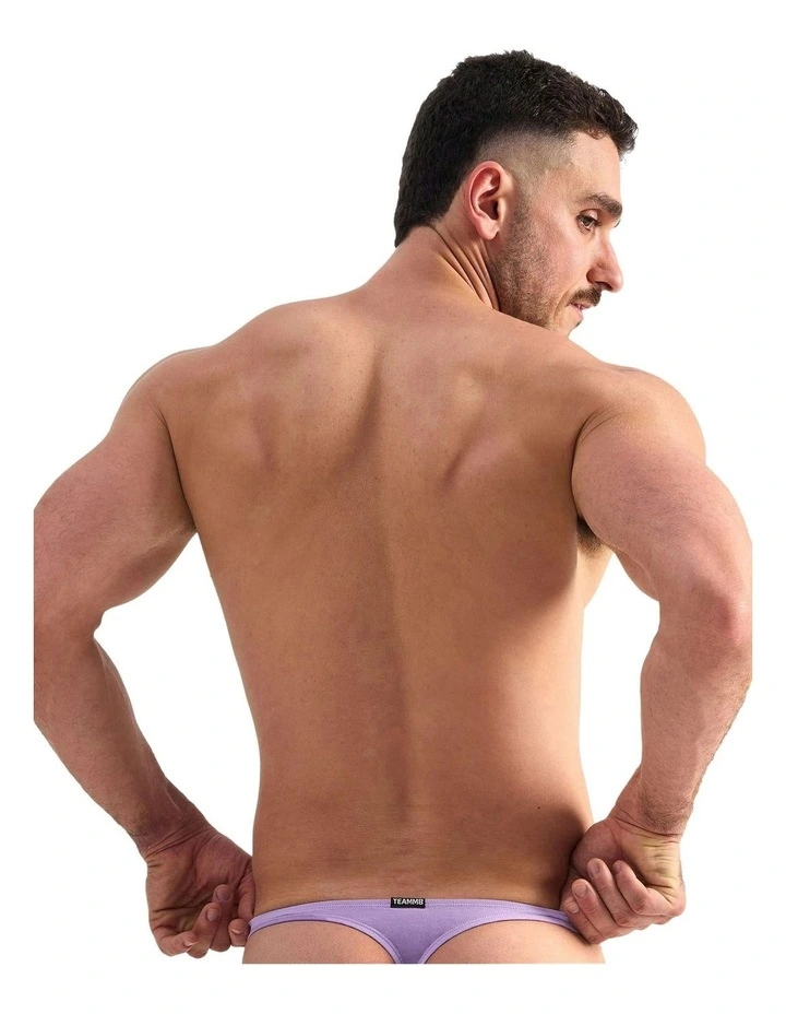 Flirt Cotton Thong in Lilac image 2