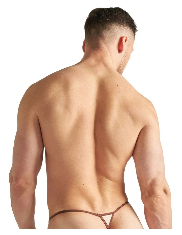 Flaunt Micro Thong in Latte image 2