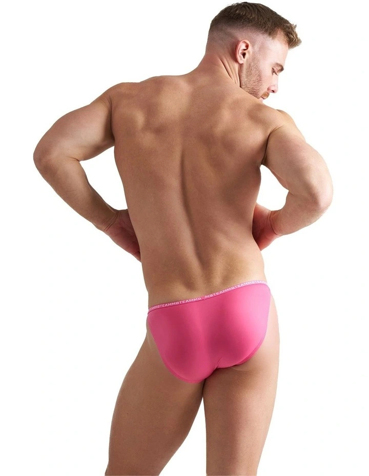 Glide Micro Brief in Raspberry image 2