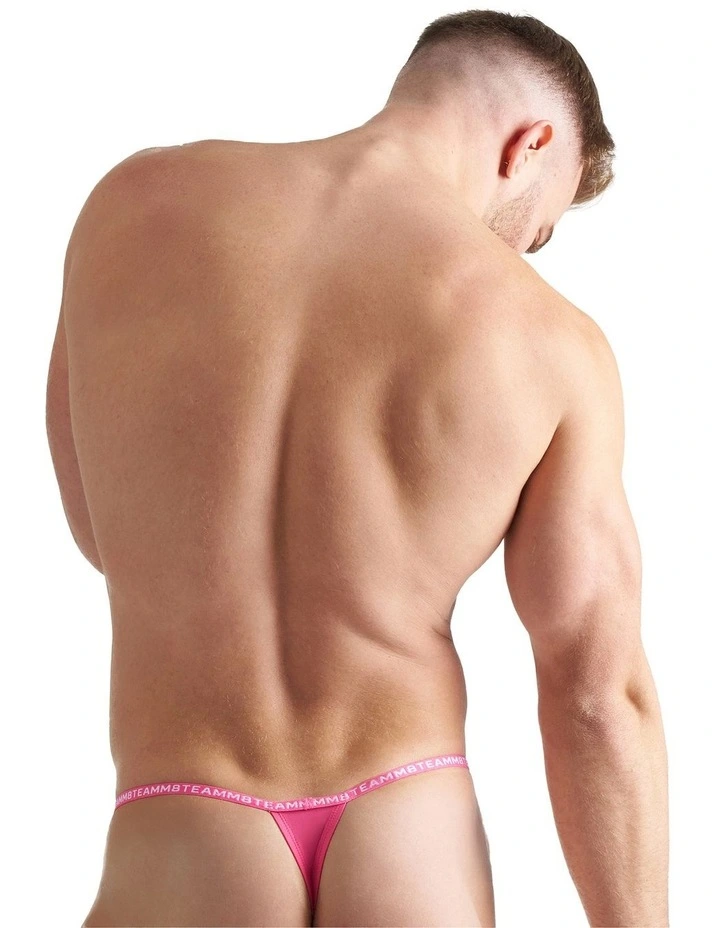 Glide Micro Thong in Pink image 2