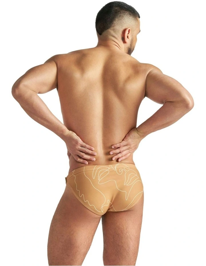 Kouros Bikini Swim Brief in Dune image 2