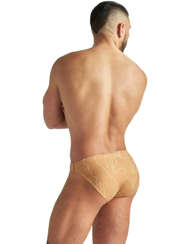 Kouros Bikini Swim Brief in Dune image 5