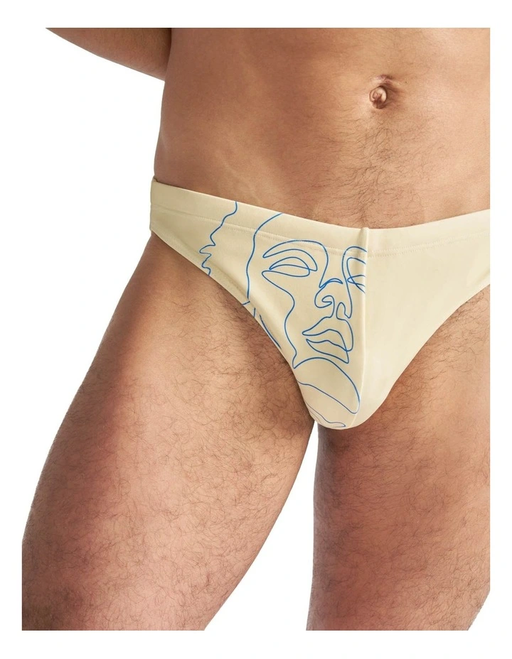 Kouros Bikini Swim Brief in Shell image 4