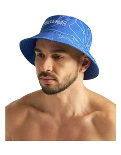 Kouros Bucket Hat in Blue