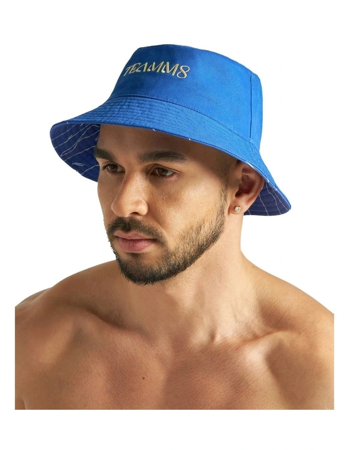 Kouros Bucket Hat in Blue image 3