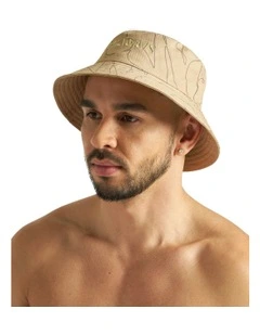 Kouros Bucket Hat in Beige
