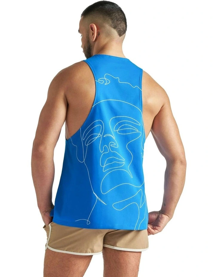 Mykonos Tank in Blue image 2