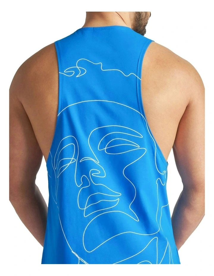 Mykonos Tank in Blue image 5