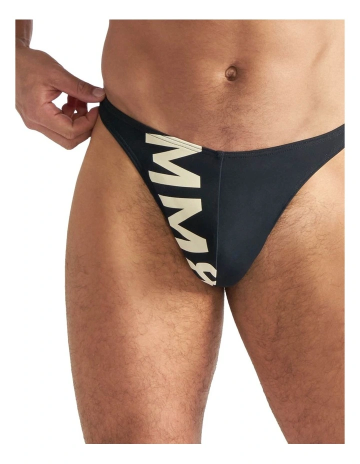Arena Swim Thong in Black image 4