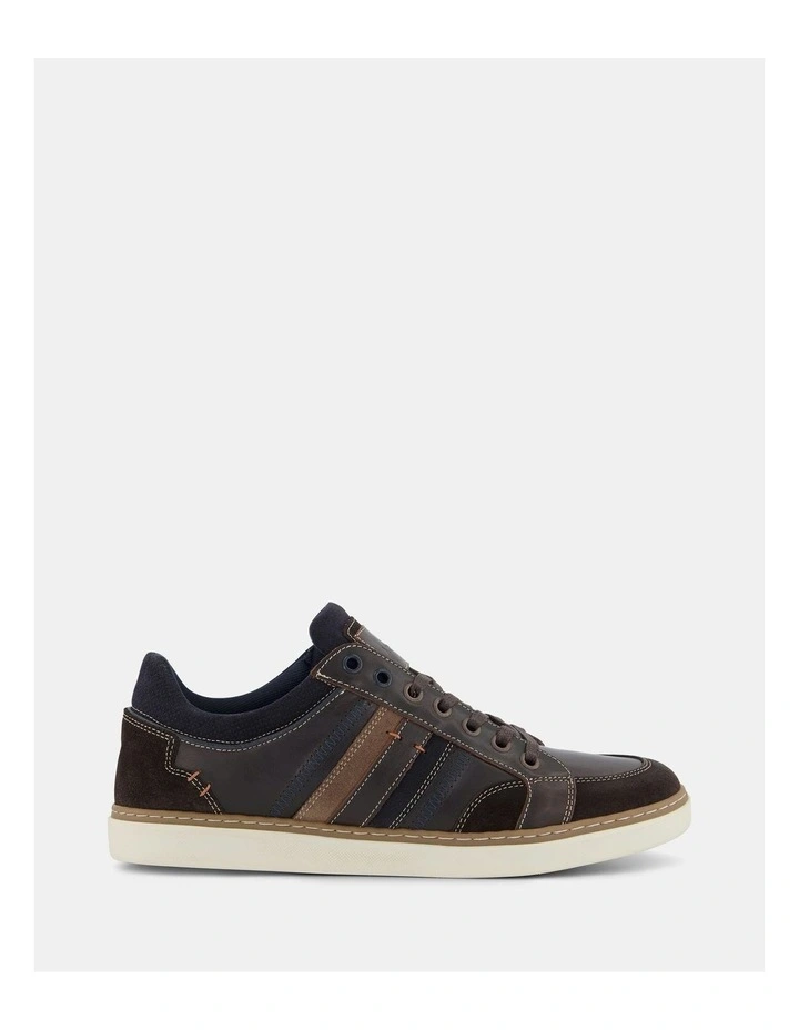 Pence Leather Sneakers in Brown image 1