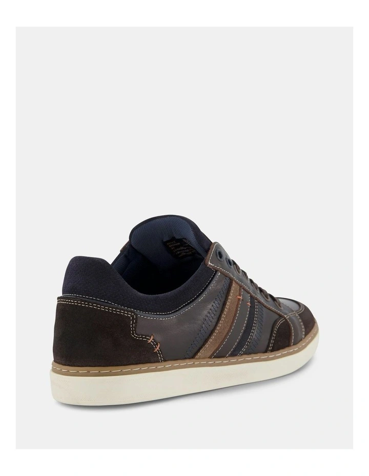 Pence Leather Sneakers in Brown image 5