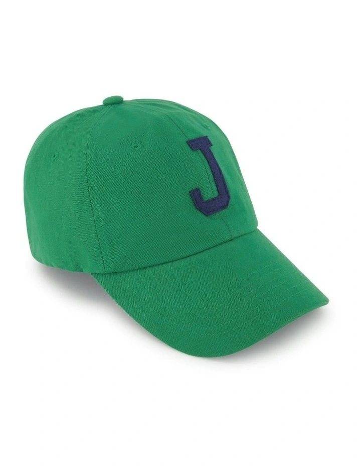 College Letter Cap in Green image 1