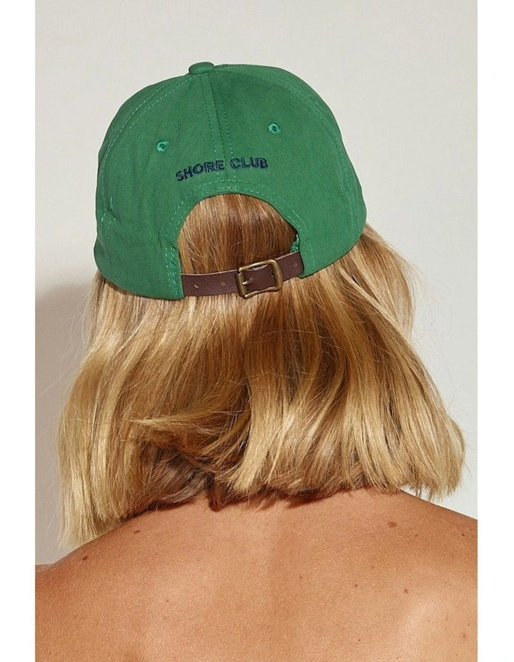 College Letter Cap in Green image 5