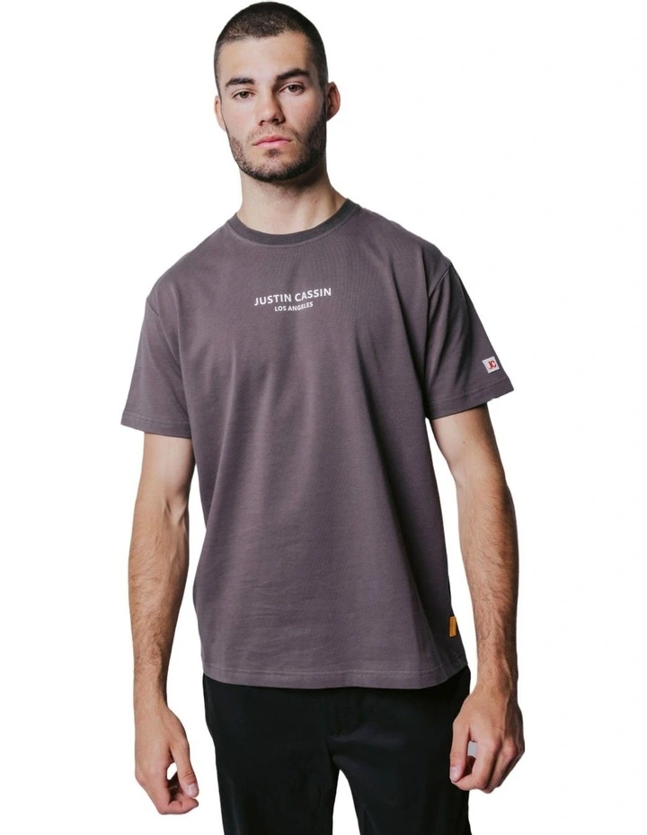 Essential T-shirt in Charcoal image 1