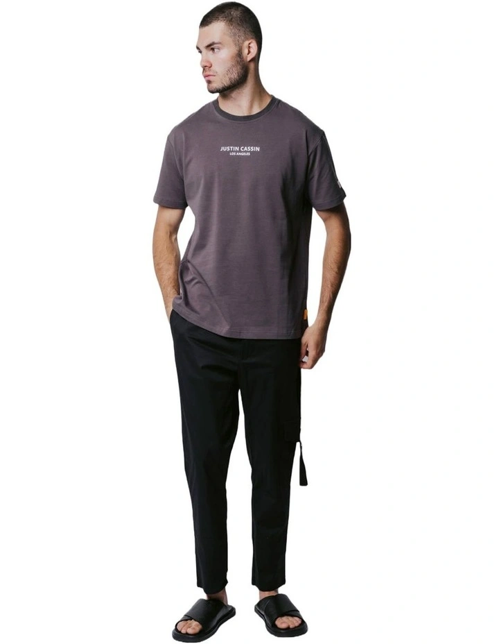 Essential T-shirt in Charcoal image 4