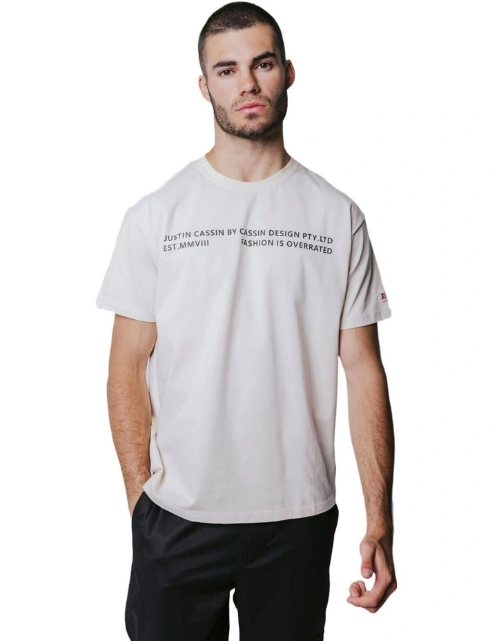 Overrated T-shirt in Natural image 1