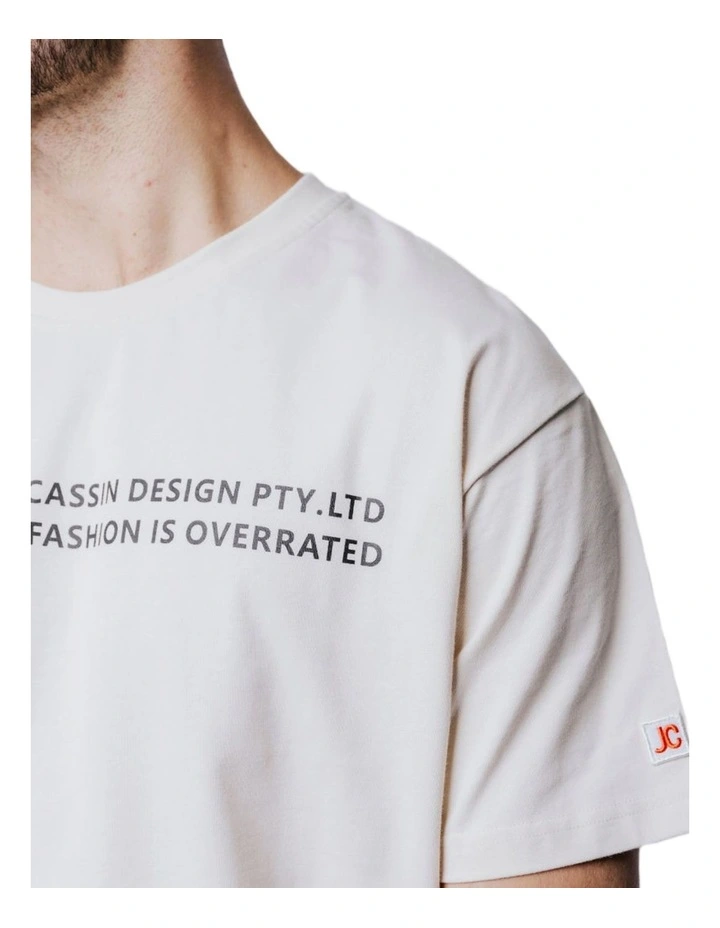 Overrated T-shirt in Natural image 3