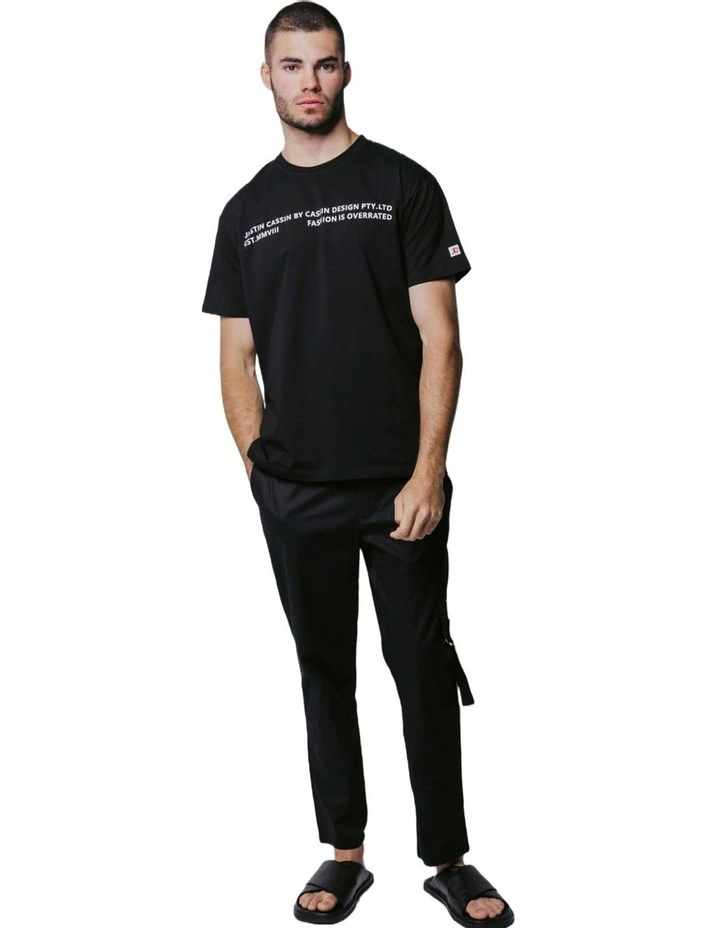 Overrated T-shirt in Black image 4