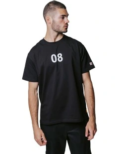 08 T-shirt in Black