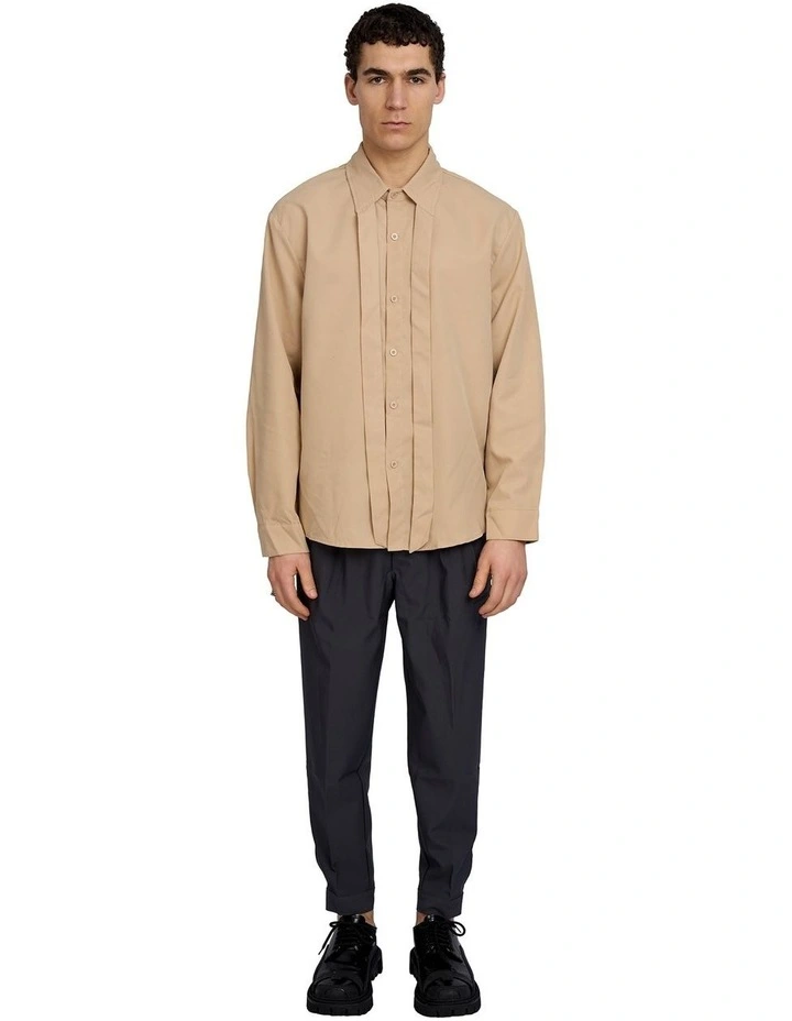Spencer Tie Up Shirt in Khaki image 5
